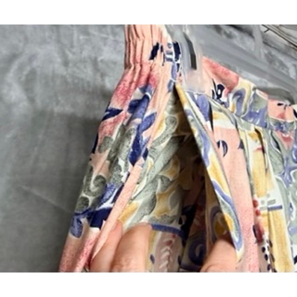 Vintage 90s Liz Baker Essentials Floral Midi Skirt Size 16 NWT - Picture 3 of 6